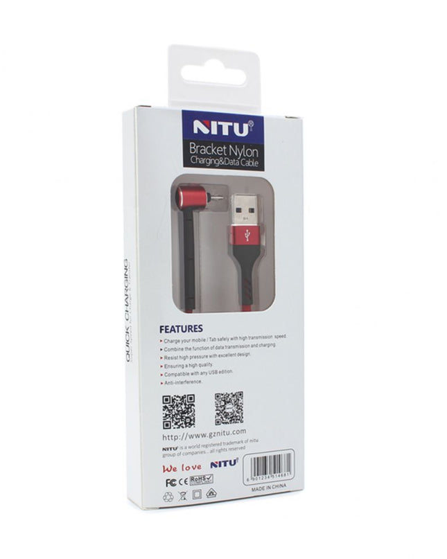 Data kabl NITU UC043 micro USB crveni 1m
