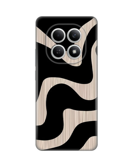 Maska za Xiaomi Redmi Note 15 4G/5G Black Flow Silikonska Print Skin