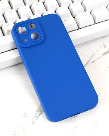 Maska za iPhone 13 Mini 5.4 plava Silikon Pro Camera