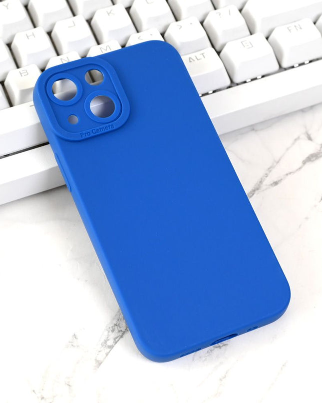Maska za iPhone 13 Mini 5.4 plava Silikon Pro Camera