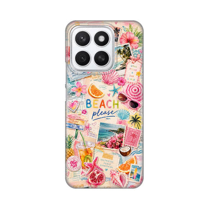 Maska za Honor X8c Beach Please Silikonska Print Skin