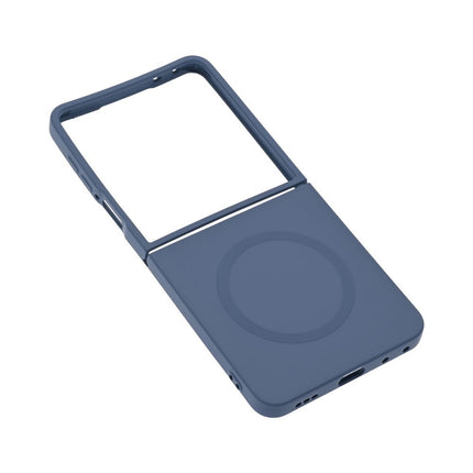 Maska za Samsung Galaxy Z Flip 8 Magsafe Elegant Fold tamno plava