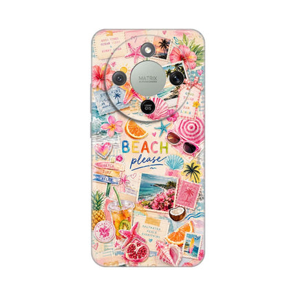 Maska za Honor Magic 8 Lite Beach Please Silikonska Print Skin