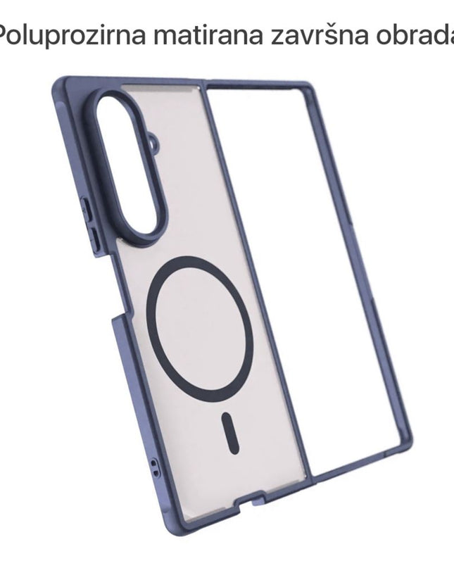 Maska za Samsung F966B Galaxy Z Fold 7 tamno plava Magsafe Fold