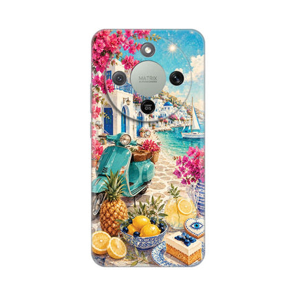 Maska za Honor Magic 8 Lite Summer in Greece Silikonska Print Skin