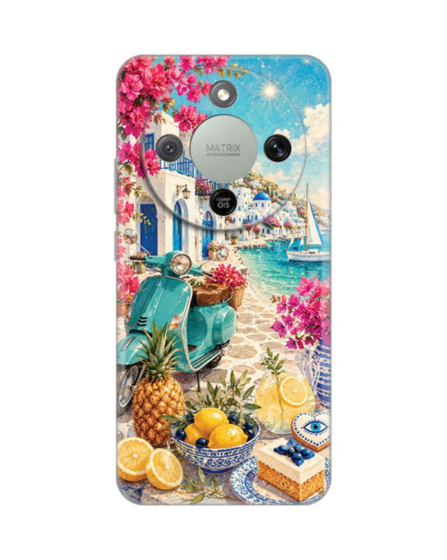 Maska za Honor Magic 8 Lite Summer in Greece Silikonska Print Skin