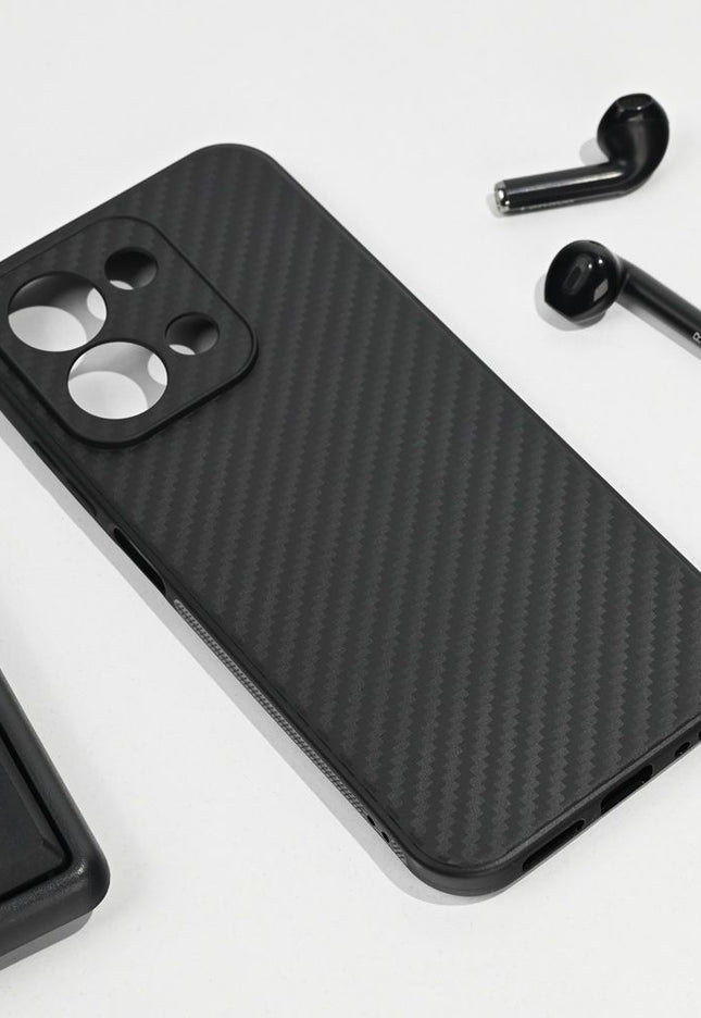 Maska za Xiaomi Redmi 15C 4G EU 173mm crna Carbon fiber