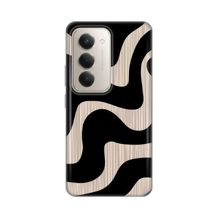Maska za Xiaomi Redmi 15 4G Black Flow Silikonska Print Skin