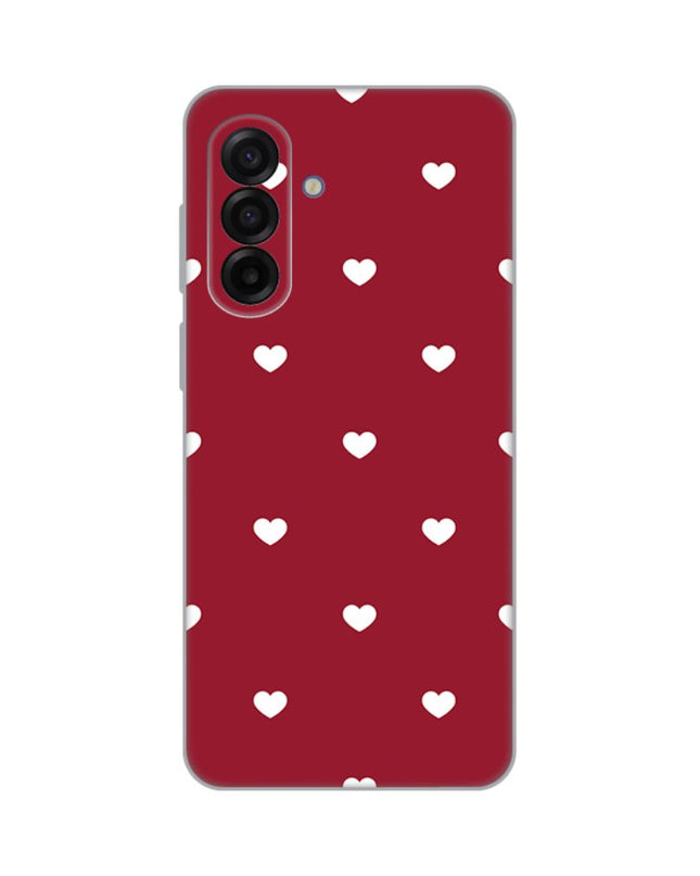 Maska za Samsung A175F Galaxy A17 Burgundy Hearts Silikonska Print Skin