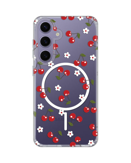 Maska za Samsung S921B Galaxy S24 Cute Cherries Print Magsafe