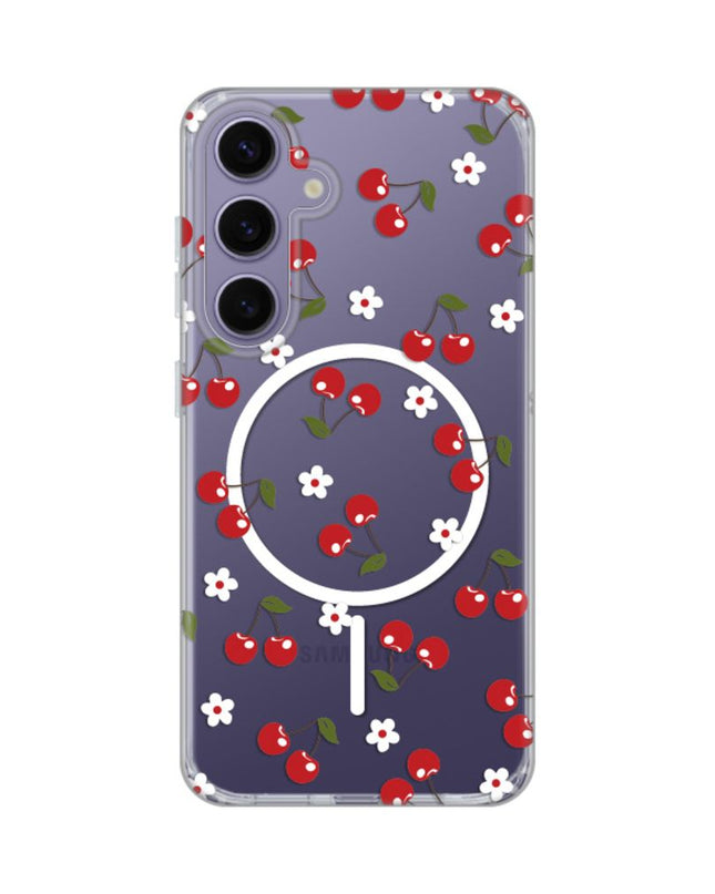 Maska za Samsung S921B Galaxy S24 Cute Cherries Print Magsafe