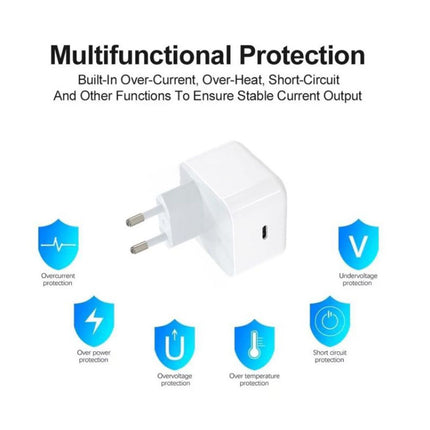 Kucni punjac PD Fast charger 40W za iPhone 17 CE beli