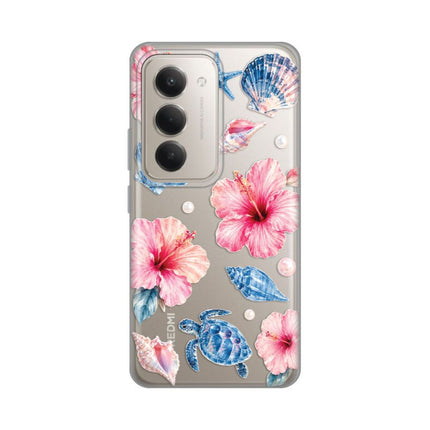 Maska za Xiaomi Redmi 15 4G Hibiscus Sea Silikonska Print Skin