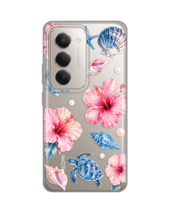 Maska za Xiaomi Redmi 15 4G Hibiscus Sea Silikonska Print Skin