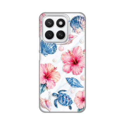Maska za Honor X8c Hibiscus Sea Silikonska Print Skin