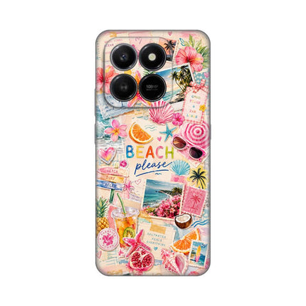 Maska za Honor X7d 4G/400 Smart 5G Beach Please Silikonska Print Skin