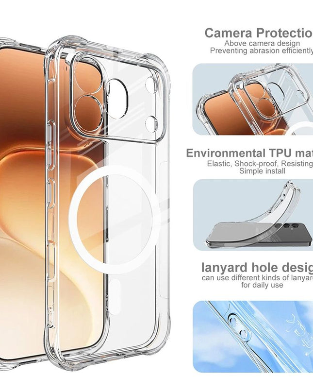 Maska za Honor 600 Pro transparent Magsafe Ice Cube