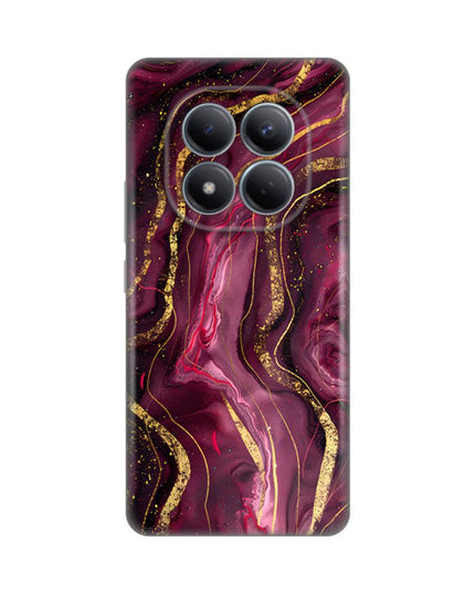 Maska za Xiaomi Redmi Note 15 Pro 4G Burgundy Silikonska Print