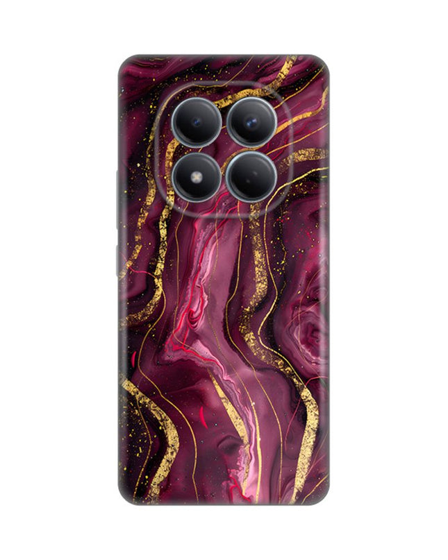 Maska za Xiaomi Redmi Note 15 Pro 4G Burgundy Silikonska Print