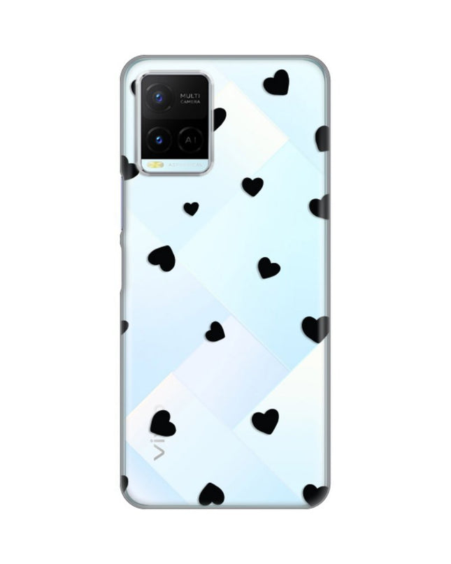 Maska za Vivo Y21/Y21s/Y33s Hearts Silikonska Print Skin