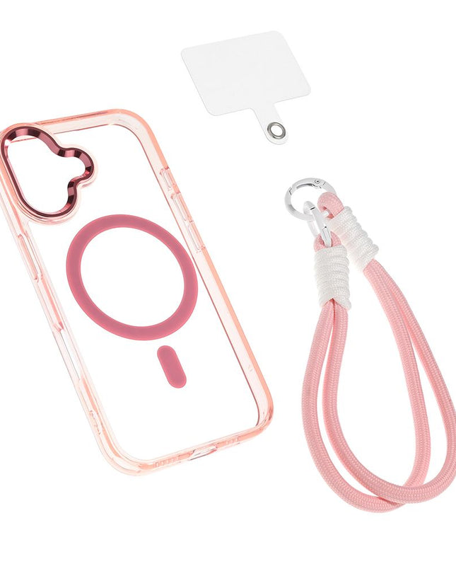 Maska za iPhone 17 6.3 roze Magsafe Loop
