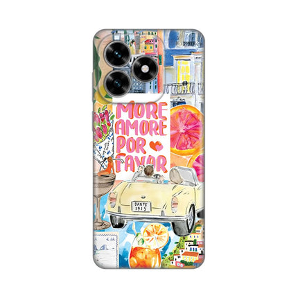 Maska za Honor X5c Plus More Amore Silikonska Print