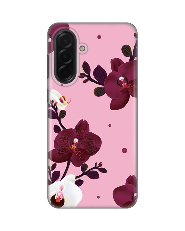 Maska za Samsung A366B Galaxy A36 5G Pink Orchid Silikonska Print Skin