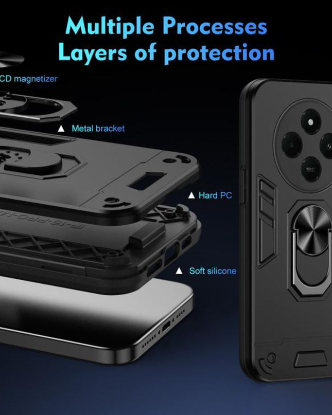 Maska za Xiaomi Redmi 14C/Redmi A4 plava Hard Ring