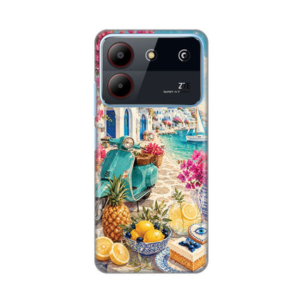 Maska za ZTE Blade A54 Summer in Greece Silikonska Print Skin
