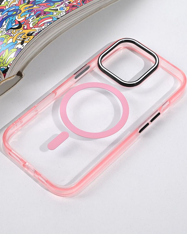 Maska za iPhone 16 Pro 6.3 roze Magsafe Color Pop
