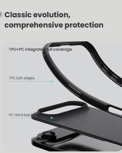 Maska za iPhone 17 Air 6.6 crna Nillkin Scrub Pro