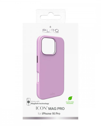 Maska za iPhone 16 Pro 6.3 roze Puro ICON MAG PRO