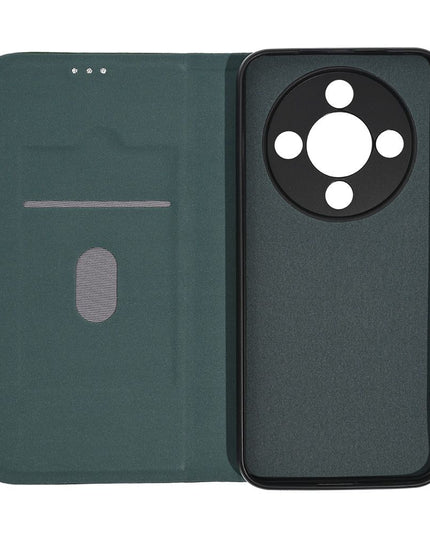 Maska za Honor Magic 8 Lite tamno zelena Teracell Elegant Flip