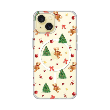 Maska za iPhone 15 6.1 Marry Bear Print Magsafe