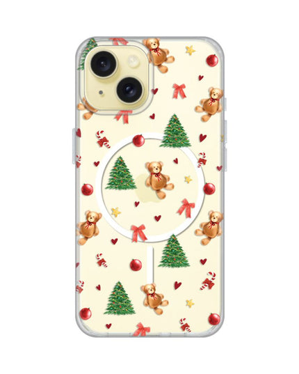 Maska za iPhone 15 6.1 Marry Bear Print Magsafe