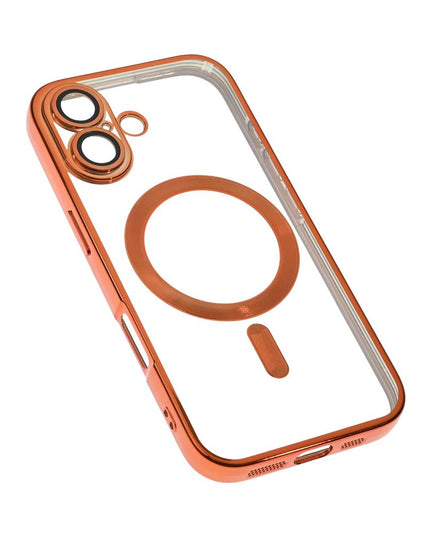 Maska za iPhone 17 6.3 narandzasta Magsafe Lux