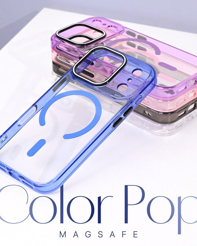 Maska za iPhone 17 Air 6.6 crna Magsafe Color Pop