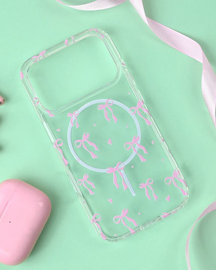 Maska za iPhone 17 Pro 6.3 Cute Bow Print Magsafe