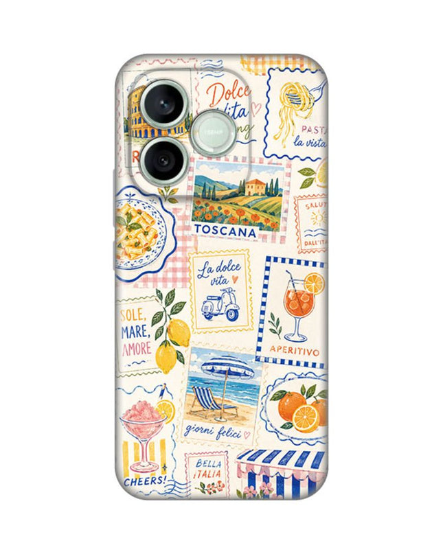 Maska za Honor 600 Lite Toscana Collage Silikonska Print