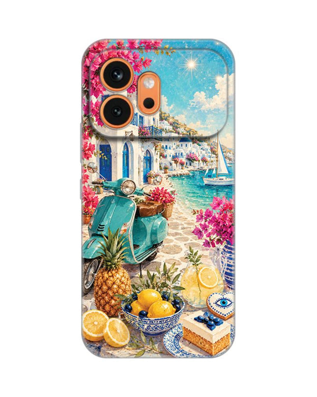 Maska za Honor 600 Summer in Greece Silikonska Print Skin