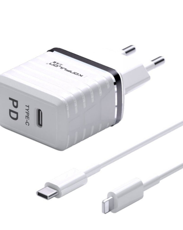 Kucni punjac KONFULON C32D+DC13 PD 20W sa iPhone lightning kablom