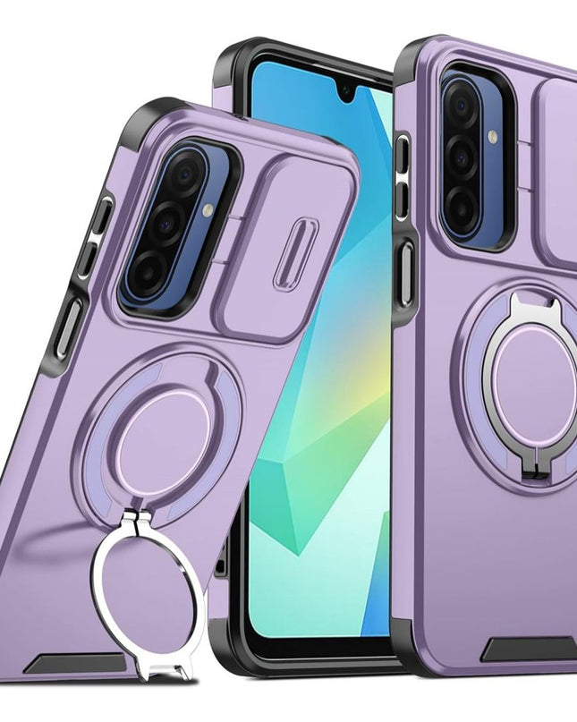 Maska za Samsung A175F Galaxy A17 ljubicasta CamShield Ring stand