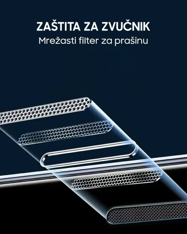 Zastitno Staklo Tempered glass 2.5D Automatic paste box za iPhone 13 Pro Max/14 Plus 6.7 crni