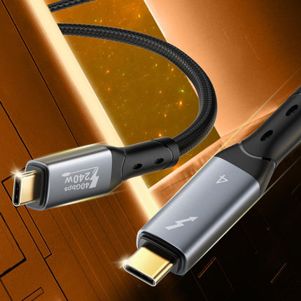 Data kabl LDNIO TC11c, USB 4.0, PD3.1, 240W, 40Gbps, 8K 60Hz PD na Type C crni 1m