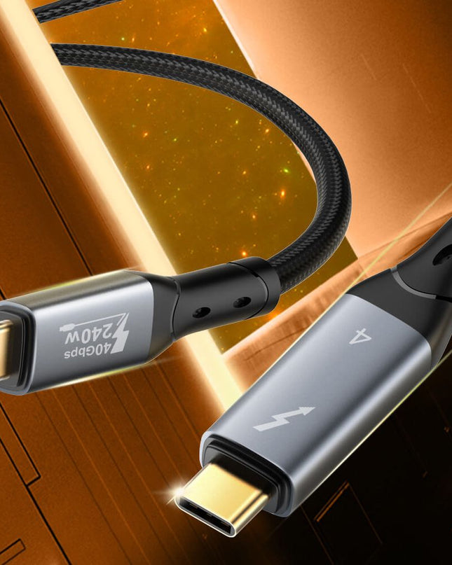 Data kabl LDNIO TC11c, USB 4.0, PD3.1, 240W, 40Gbps, 8K 60Hz PD na Type C crni 1m