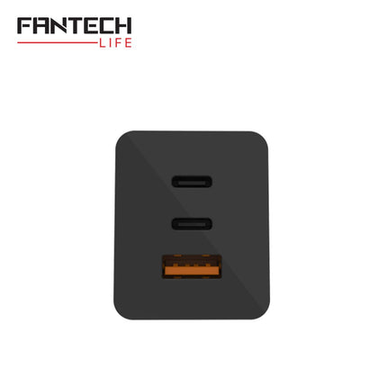 Kucni punjac Fantech CWG301 2xPD + QC 65W crni