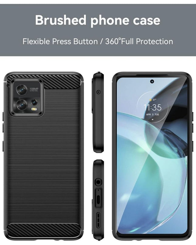Maska za Motorola Moto G72 crna Defender Safeguard