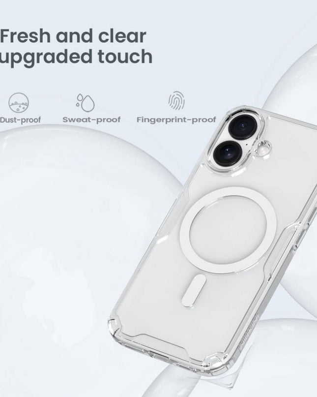 Maska za iPhone 17 6.3 transparent Nillkin Nature Pro Magnetic