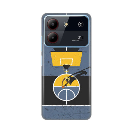 Maska za ZTE Blade A54 Court Silikonska Print Skin