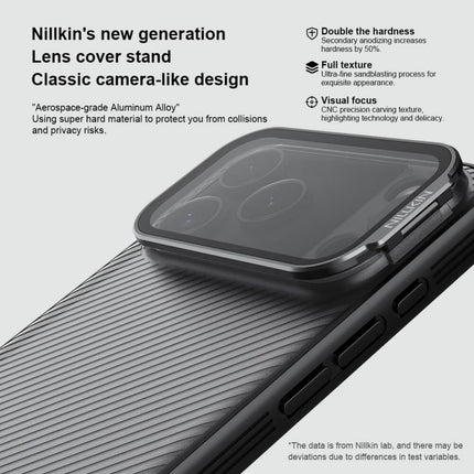 Maska za iPhone 17 Pro Max 6.9 crna (transparent kamera) Nillkin CamShield Prop